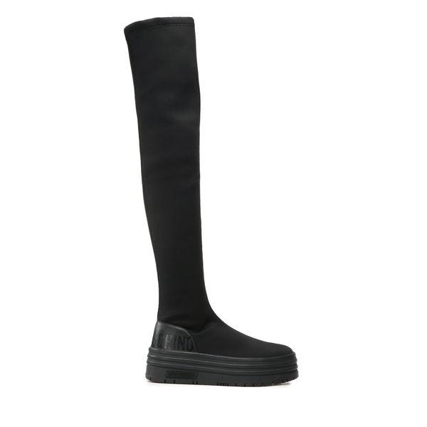 LOVE MOSCHINO Čizme preko koljena LOVE MOSCHINO JA15456G1HIM000A Nero