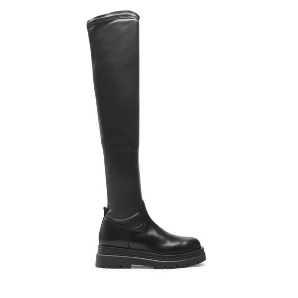 Solo Femme Čizme preko koljena Solo Femme 31406-01-883/N64-12-00 Crna