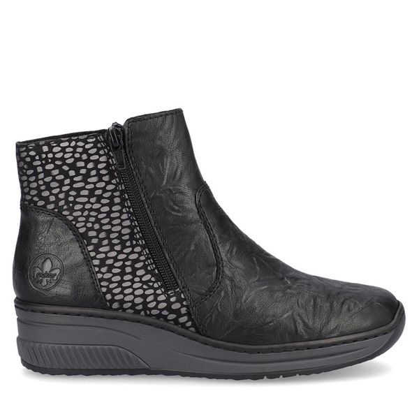Rieker Čizme Rieker 48759-00 Schwarz / Schwarz / Schwarz 00