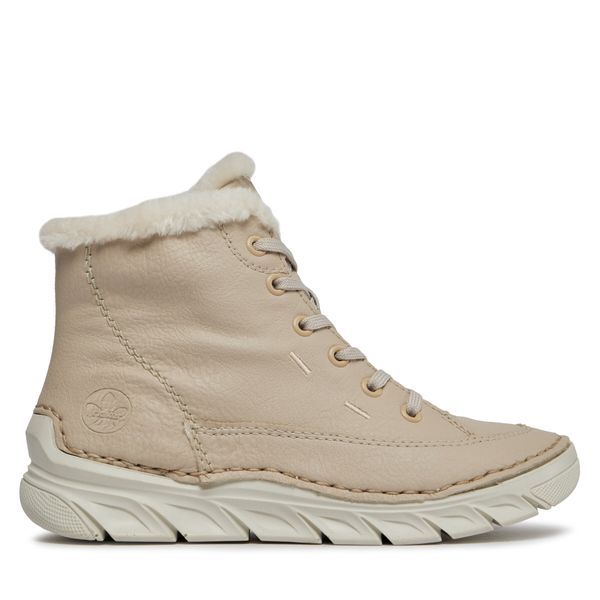 Rieker Čizme Rieker 55005-60 Crema / Bianco 60