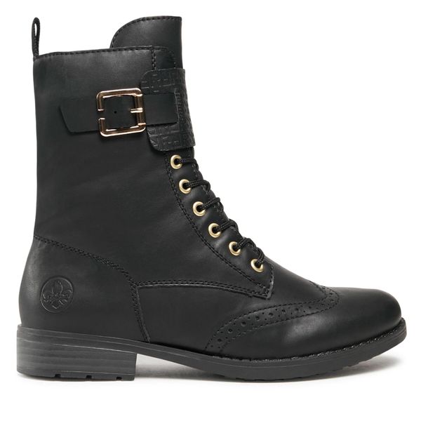 Rieker Čizme Rieker 70640-00 Schwarz / Schwarz 00