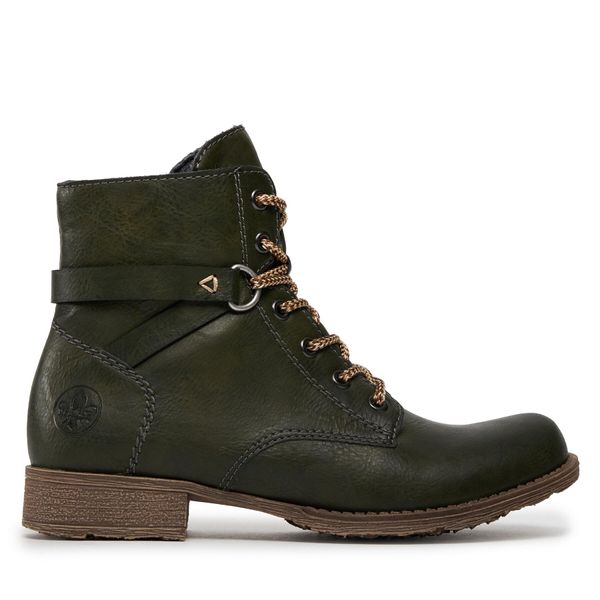Rieker Čizme Rieker 70848-54 Zelena