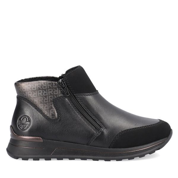 Rieker Čizme Rieker N1452-00 Schwarz / Schwarz / Antik 00