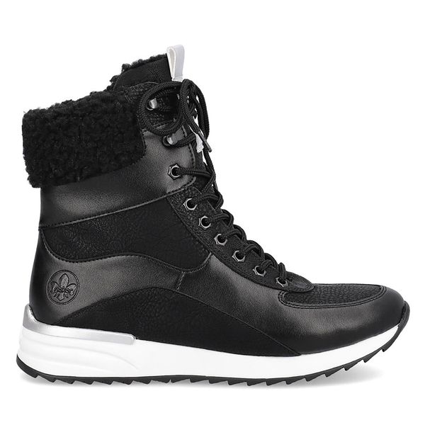 Rieker Čizme Rieker X8003-00 Schwarz / Schwarz / Black / Argento 00