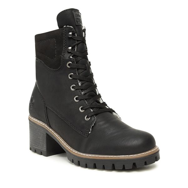 Rieker Čizme Rieker Y8610-00 Schwarz