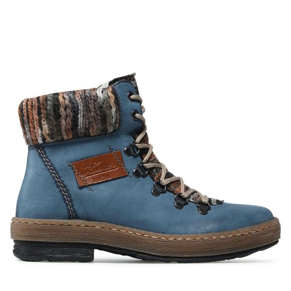 Rieker Čizme Rieker Z6743-14 Blau Kombi