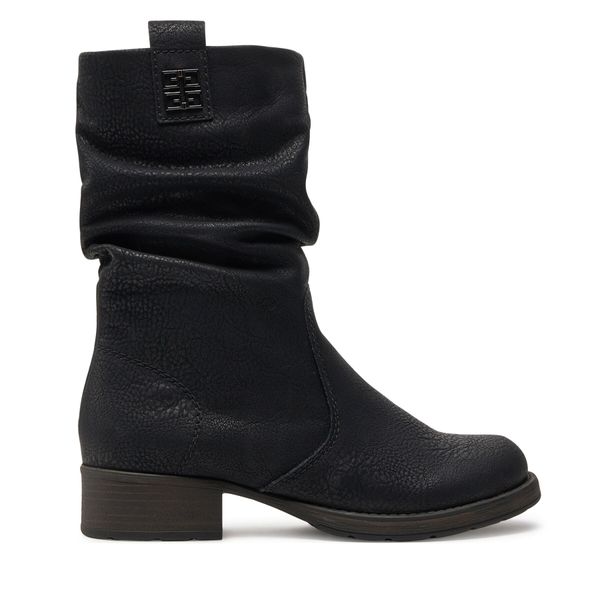 Rieker Čizme Rieker Z9583-00 Black