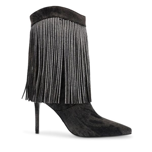 Steve Madden Čizme Steve Madden Delray Bootie SM11002946-04004-024 Blk Denim