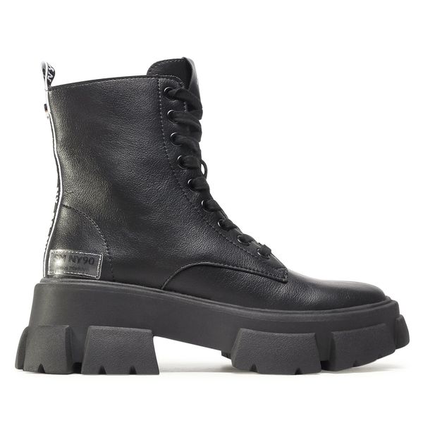 Steve Madden Čizme Steve Madden Tanker SM11001261-03001-017 Black Leather