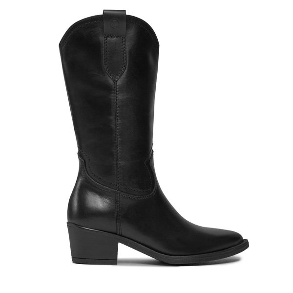 Tamaris Čizme Tamaris 1-25701-41 Black Leather 003