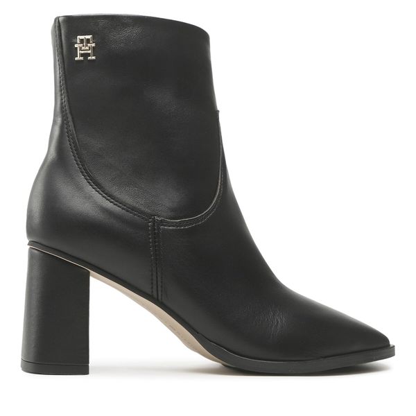Tommy Hilfiger Čizme Tommy Hilfiger Soft Square Toe Ankle FW0FW06838 Black BDS