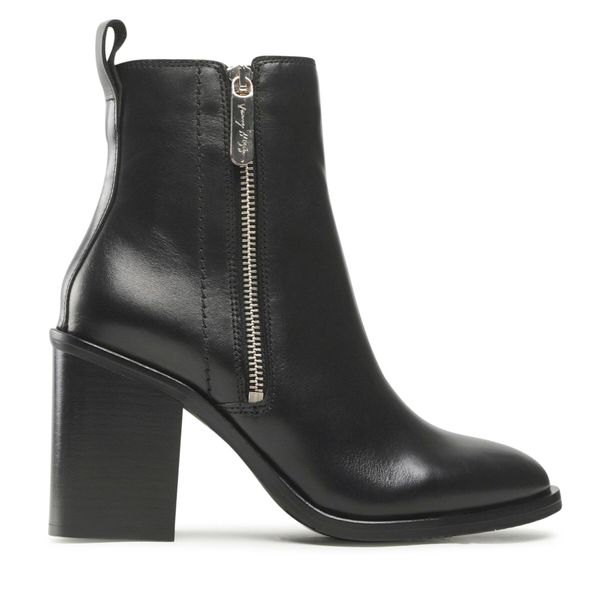 Tommy Hilfiger Čizme Tommy Hilfiger Zip High Heel Boot FW0FW06764 Black BDS