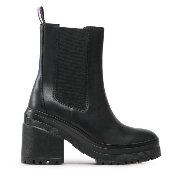 Tommy Jeans Čizme Tommy Jeans Color Outsole Boot EN0EN02160 Black 0GJ