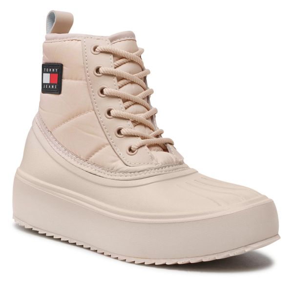 Tommy Jeans Čizme Tommy Jeans Fashion Boot EN0EN01912 Bež