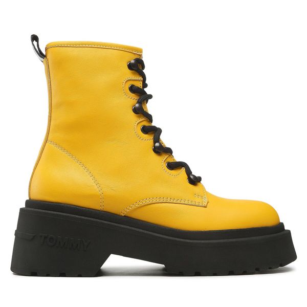 Tommy Jeans Čizme Tommy Jeans Lace Up Chunky EN0EN02057 Warm Yellow ZFM