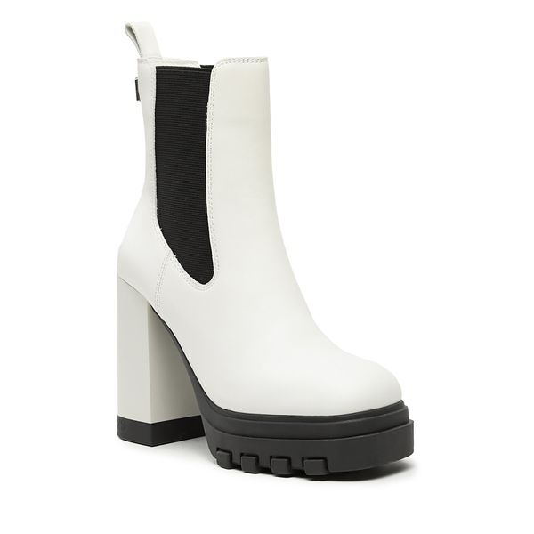 Tommy Jeans Čizme Tommy Jeans Tjw High Heel Chelsea EN0EN02306 Rich Cream YA6