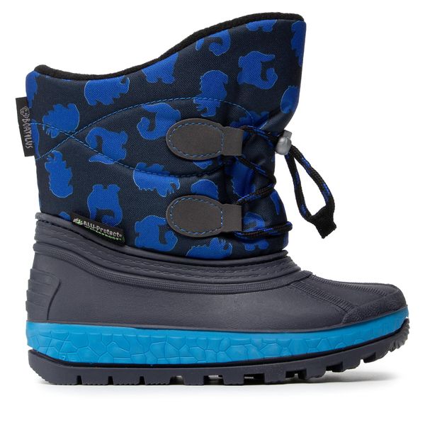 Boatilus Čizme za snijeg Boatilus Youth Joggy Sport Lace NJ09 VAR. 17ZT Navy Bb Dino