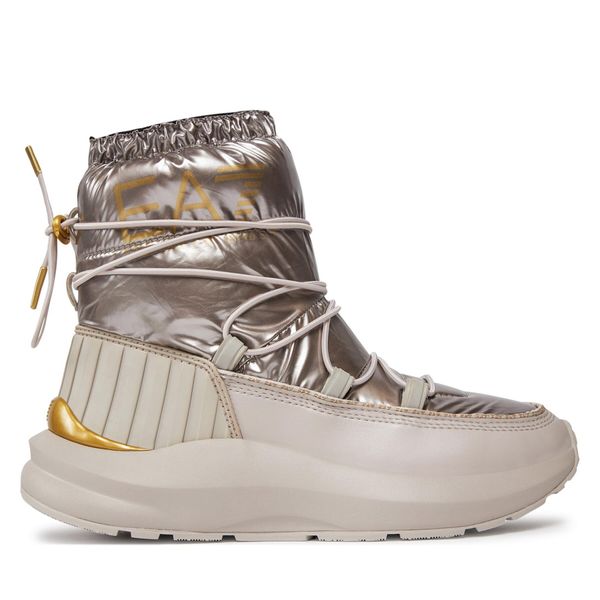 EA7 Emporio Armani Čizme za snijeg EA7 Emporio Armani X8M002 XK230 S912 Full Silver Cl+Gold