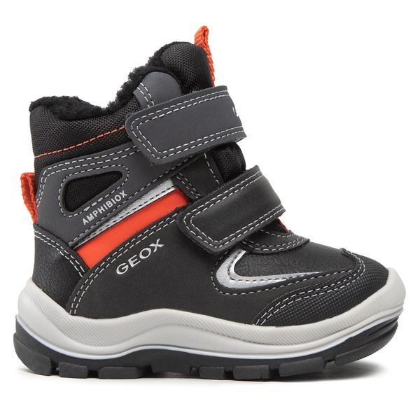 Geox Čizme za snijeg Geox B Flanfil B.B Abx H B263VH 050FU C0038 M Black/Orange