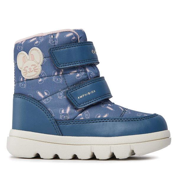 Geox Čizme za snijeg Geox B Willaboom Girl B A B365AC 000MN C4005 S Avio