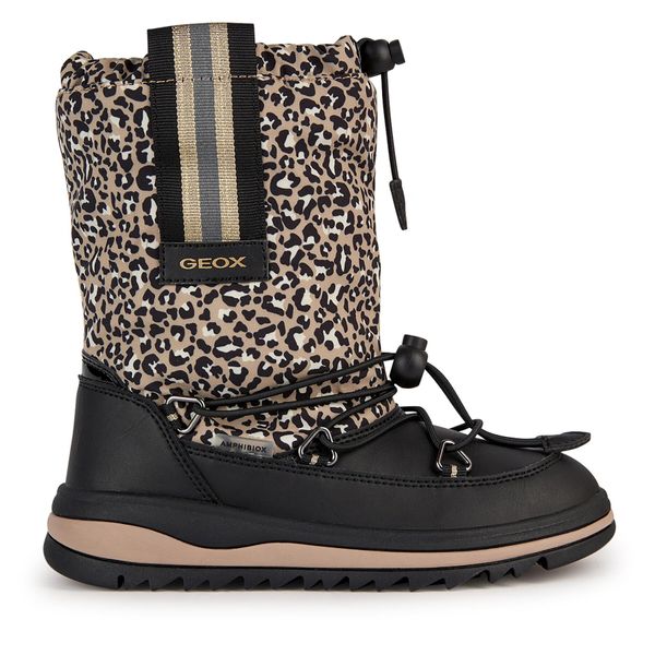 Geox Čizme za snijeg Geox J Adelhide Girl B Ab J26EWE 0MNBC C0495 D Black/Gold