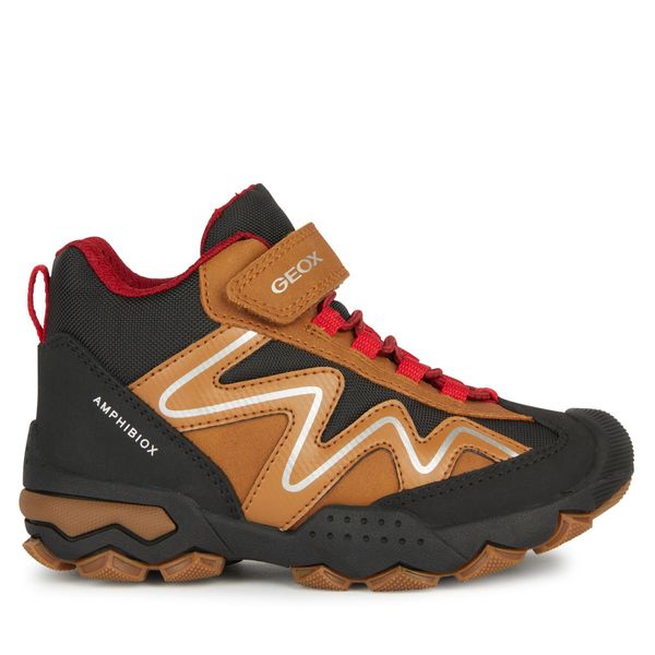 Geox Čizme za snijeg Geox J Buller Boy B Abx J369WA 0MEFU C6N7V S Cognac/Red