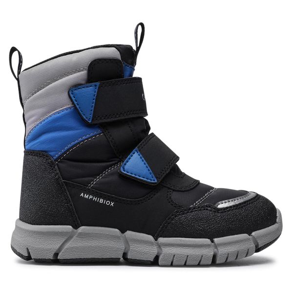 Geox Čizme za snijeg Geox J Flexyper B.B Abx C J169XC 0FU50 C0245 M Black/Royal