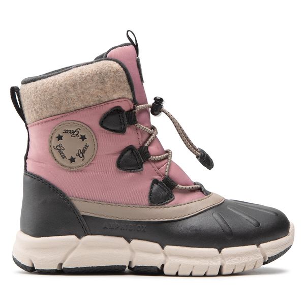 Geox Čizme za snijeg Geox J Flexyper G.B Abx A J26APA 054FU C9231 S Black/Dk Pink