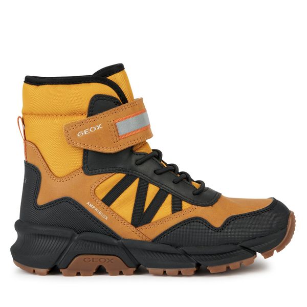 Geox Čizme za snijeg Geox J Flexyper Plus Boy J36LCD 0MEFU C2G9B M Dk Yellow/Black