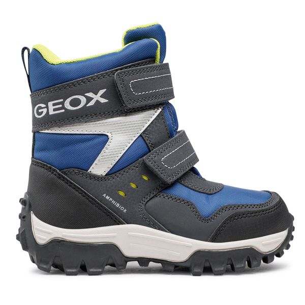 Geox Čizme za snijeg Geox J Himalaya B.Babx B J26FRB 0FUCE C0479 S Navy/Lime