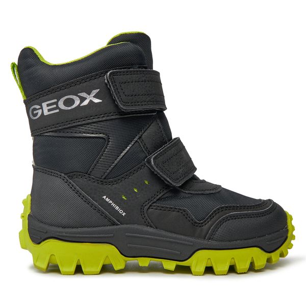 Geox Čizme za snijeg Geox J Himalaya Boy B Abx J36FRC 0FUCE C0802 S Black/Lime