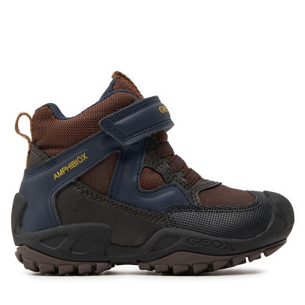 Geox Čizme za snijeg Geox J N.Savage B.B Abx A J841WA 011BC C0947 M Brown/Navy