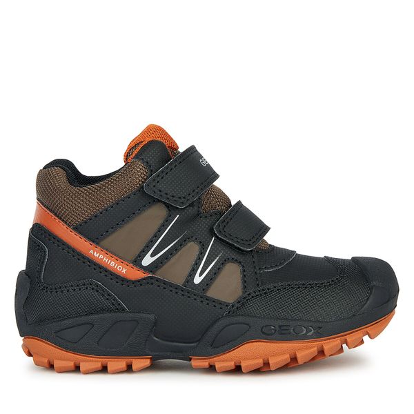 Geox Čizme za snijeg Geox J New Savage Boy B A J261WA 0CEFU C9279 M Black/Dk Orange