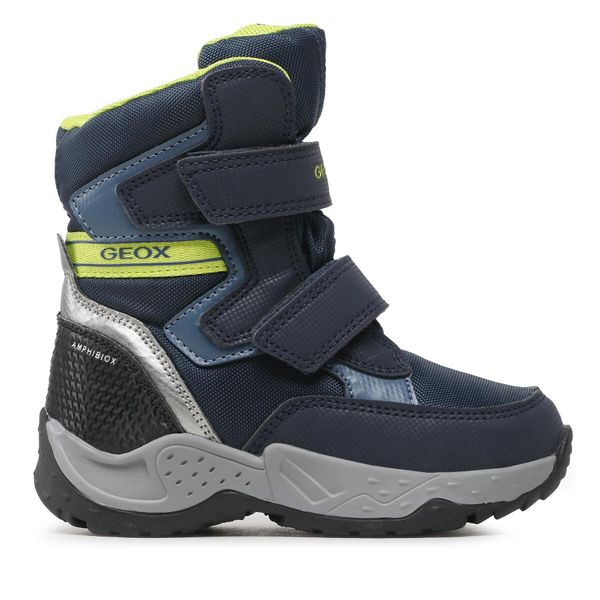 Geox Čizme za snijeg Geox J Sentiero B. B Abx B J26FSB 0FUCE C0749 S Navy/Lime