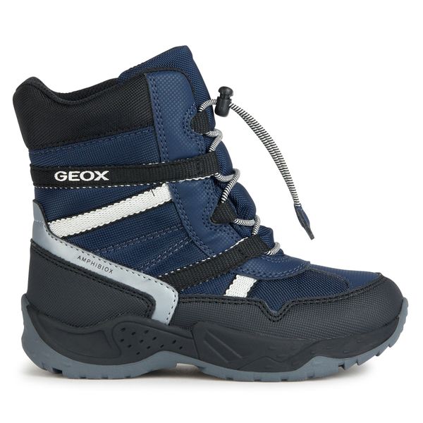 Geox Čizme za snijeg Geox J Sentiero Boy B Abx J26FSA 0FU50 C0832 S Navy/Lt Grey