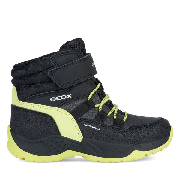 Geox Čizme za snijeg Geox J Sentiero Boy B Abx J26FSC 0FUCE C0802 M Black/Lime
