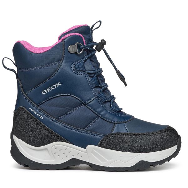 Geox Čizme za snijeg Geox J Sentiero Girl B Ab J36FVB 054FU C4268 M Navy/Fuchsia