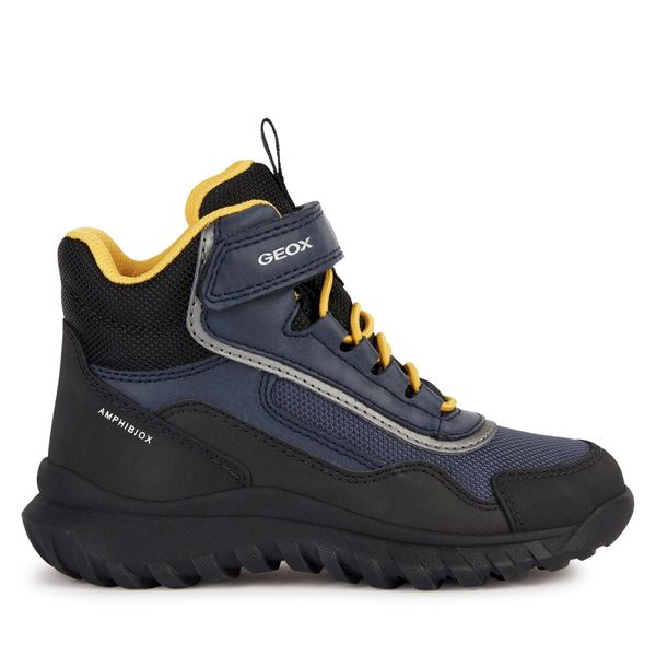 Geox Čizme za snijeg Geox J Simbyos Boy B Abx J36L0A 0MEFU C0657 S Navy/Yellow