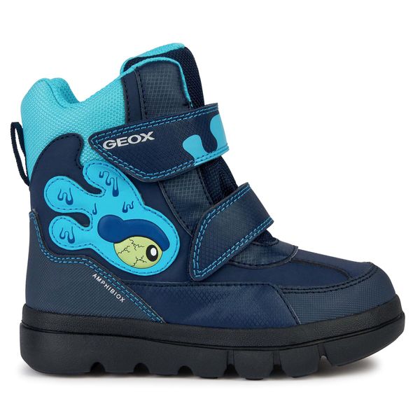 Geox Čizme za snijeg Geox J Willaboom Boy B Ab J36LFA 050FU CF4N4 D Navy/Turquoise