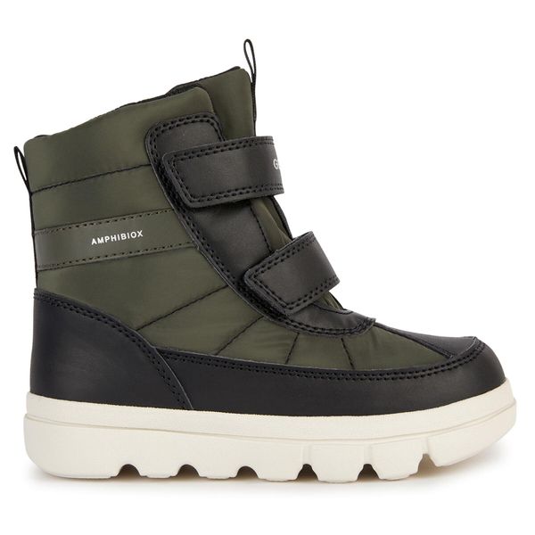 Geox Čizme za snijeg Geox J Willaboom Boy B Ab J36LFB 0FU54 C0033 D Black/Military