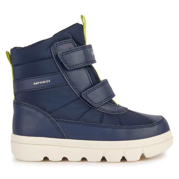 Geox Čizme za snijeg Geox J Willaboom Boy B Ab J36LFB 0FU54 C0749 D Navy/Lime