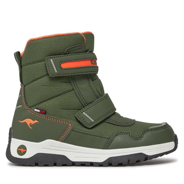 KangaRoos Čizme za snijeg KangaRoos K-Mj Sharp V Rtx 18929 000 8091 Military Green/Neon Orange