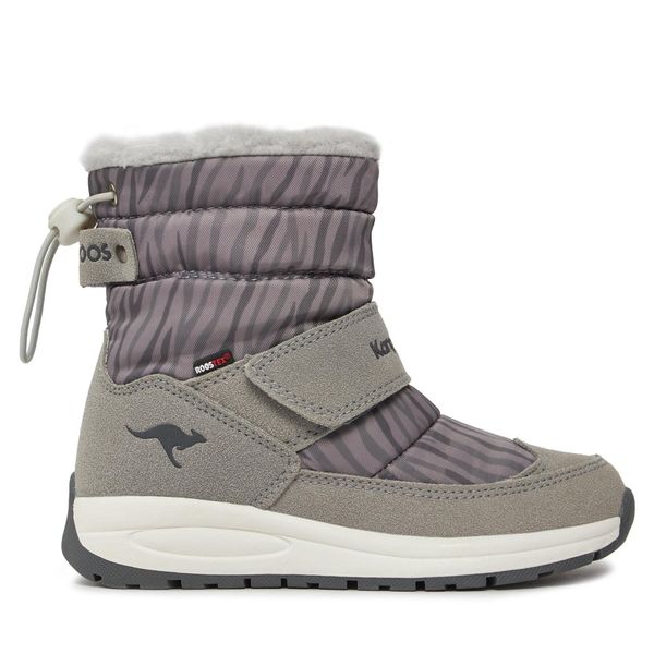 KangaRoos Čizme za snijeg KangaRoos K-Pe Marty Rtx 18935 000 2231 Vapor Grey/Zebra
