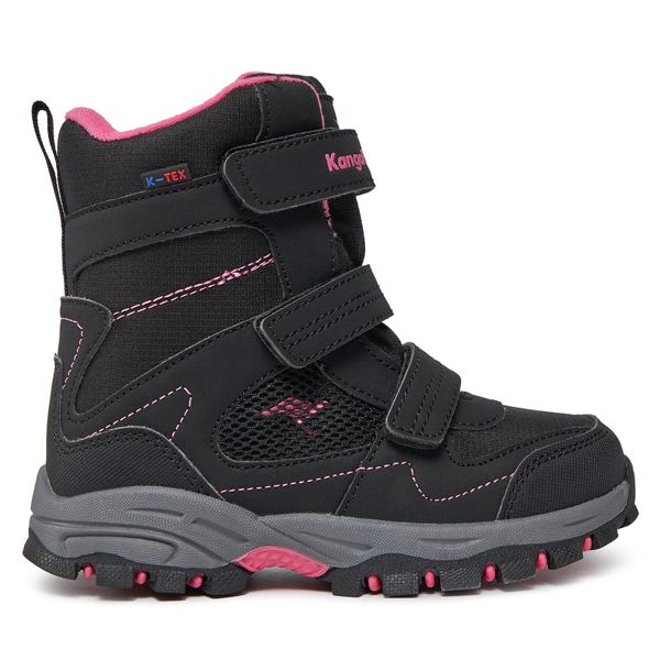 KangaRoos Čizme za snijeg KangaRoos K-Robi Ktx 18965 000 5025 Black/Daisy Pink