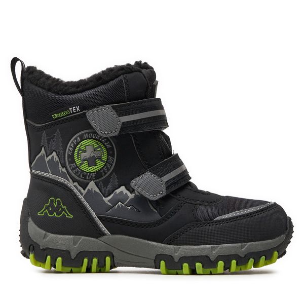 Kappa Čizme za snijeg Kappa 260581K Black/Lime 1133