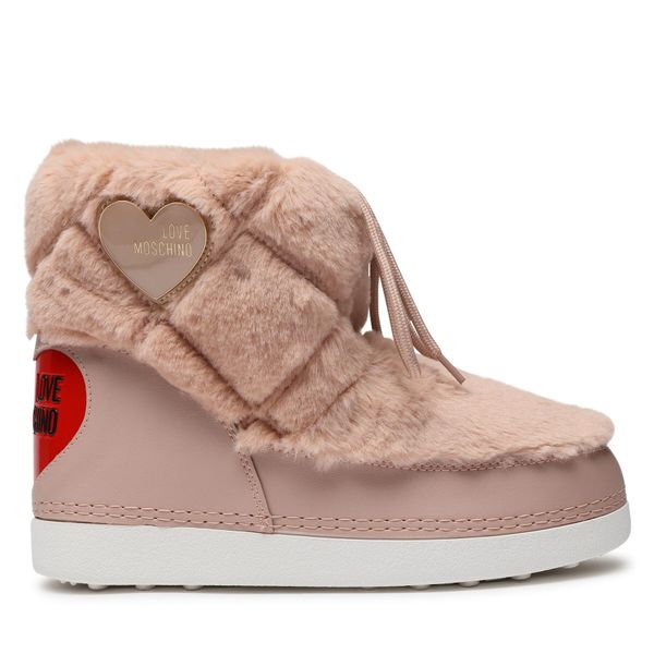 LOVE MOSCHINO Čizme za snijeg LOVE MOSCHINO JA24232G0HJW0601 Cipria