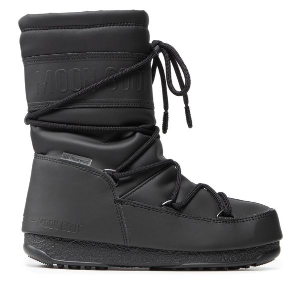 Moon Boot Čizme za snijeg Moon Boot Mid Rubber Wp 24010300 Black