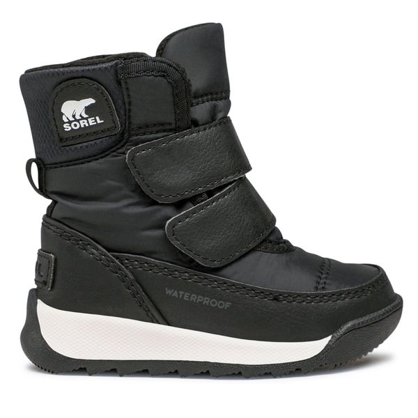 Sorel Čizme za snijeg Sorel Toddler Whitney II Strap Wp NV3919-010 Black/Sea Solt