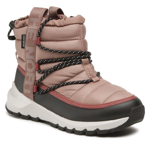 The North Face Čizme za snijeg The North Face Thermoball Lace Up Wp NF0A5LWD7T41-050 Deep Taupe/Tnf Black