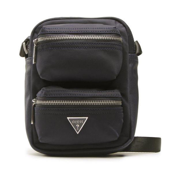 Guess Crossover torbica Guess Certosa Nylon Smart HMECRN P3163 BLU